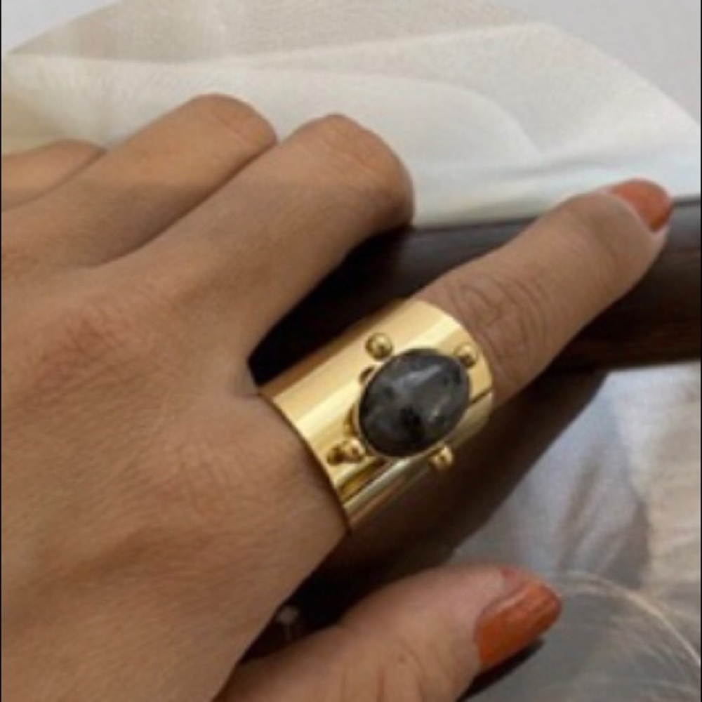 Vintage! Wide! Bold! Ring